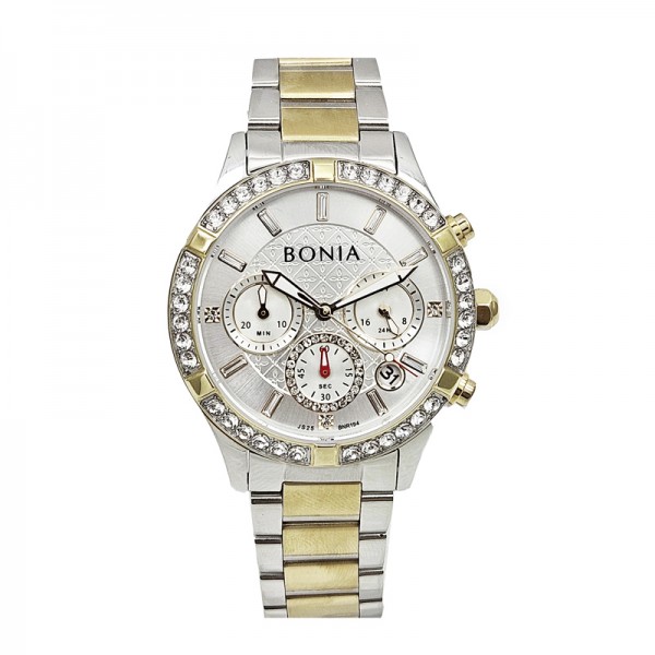 Bonia BR194-2117C Silver Gold Chronograph